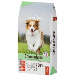 VIVACROC Croquettes pour chien medium adulte au poulet – 3 kg