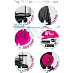 BLUE CORAL Écumeur Wifi avec technologie Ocean Queen, AQUA MEDIC - modèle 90