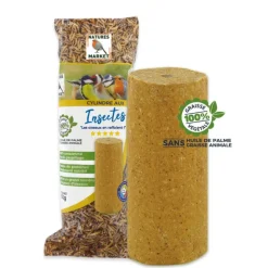 NATURES MARKET Cylindre de graisse pour oiseaux aux insectes