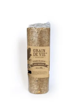 GRAIN DE VIE Cylindre de graisse pour oiseaux du ciel aux insectes - 850 g