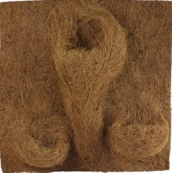 REPTILE PLANET Décor de fond pour terrarium fibre de coco coloris marron Planting Background - 40 x 40 x 10 cm