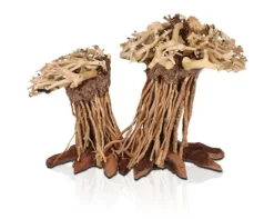 AQUAVIE Décor pour aquarium coloris marron Three Forêt Double PM - 12 x 12 x 15 cm