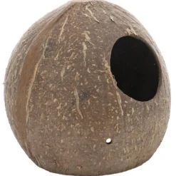 HOBBY Décor pour aquarium coloris marron Grotte coco Aqua Cave - Taille M