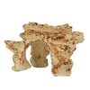 TYROL Décor pour aquarium céramique naturelle coloris beige 3 trous