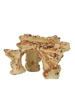 TYROL Décor pour aquarium céramique naturelle coloris beige 3 trous