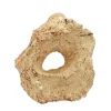 TYROL Décor pour aquarium céramique naturelle coloris beige 1 trou - Taille S