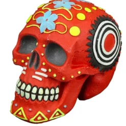 BLUE CORAL Décoration aquarium thème Dia De los Muertos AQUA DELLA - 11.8x7.8x9cm