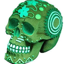 BLUE CORAL Décoration aquarium thème Dia De los Muertos AQUA DELLA - 11.8x7.8x9cm