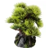 EUROPET Décoration d’aquarium bonsaï miniature artificiel vert - 8 cm