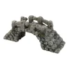 AQUATLANTIS Décoration pour aquarium coloris gris Pont en pierre - 19,8 x 6,8 x 8 cm