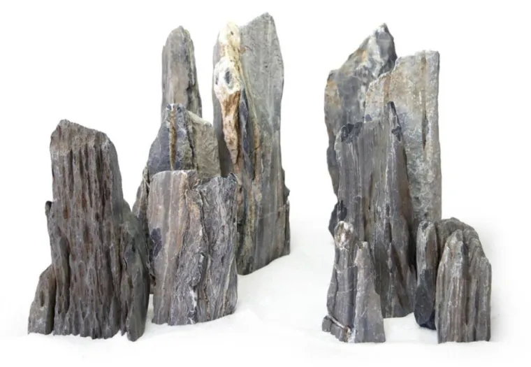 REPTILE PLANET Décoration pour aquarium pierre stalagmit coloris gris Reptiles Planet - Taille S