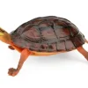 TERRATLANTIS Décoration pour terrarium coloris marron en résine figurine tortue - 16,9 x 11,5 x 7 cm