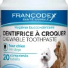 FRANCODEX Dentifrice a croquer pour chien