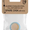 SUPERFISH Disque pour diffuseur CO2 pour aquarium en céramique coloris gris diffuseur 25 Scapers