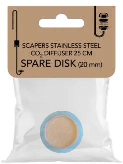 SUPERFISH Disque pour diffuseur CO2 pour aquarium en céramique coloris gris diffuseur 25 Scapers