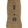 WOUAPY Doudoune pour chien en tissu recyclé coloris camel - Taille XS