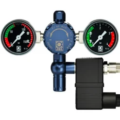 BLUE CORAL Détendeur électrovanne pour kit CO2, haute performance - JBL ProFlora CO2 Regulator Pro