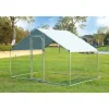 LIFLAND Enclos run volailles gris de 6 m²
