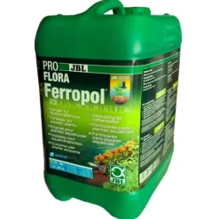 JBL engrais liquide pour plantes d'aquarium, enrichi en fer et minéraux, sans nitrate ni phosphate - Ferropol - 5L