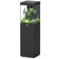 AQUATLANTIS Ensemble aquarium équipé + meuble Tower 96 gris - 78L