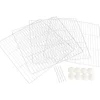 TRIXIE Extension 4 modules pour enclos intérieur lapin et cochon d'inde coloris blanc – 4 x 35 x 35 cm