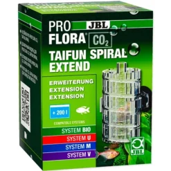 BLUE CORAL Extension réacteur à CO2, spirale extensible, JBL ProFlora CO2 Taifun