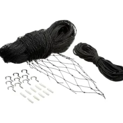 FLAMINGO Filet de sécurité pour chat noir - 3 x 6 m