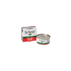 SCHESIR Filets de poulet avec bœuf en gelée - boite de 150 g