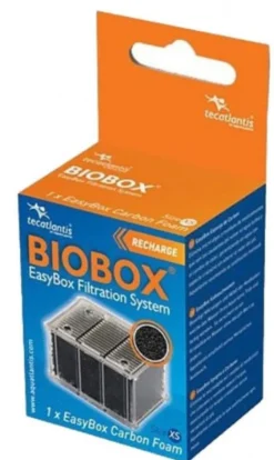 AQUATLANTIS Filtre aquarium easybox au charbon actif - - taille XS