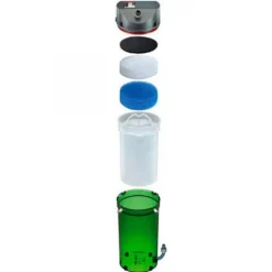 BLUE CORAL Filtre aquarium eau douce, puissant, EHEIM, modèle Classic 250 - capacité max 250L