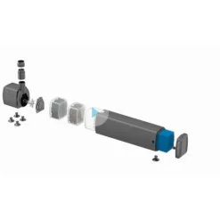 BLUE CORAL Filtre aquarium grande capacité, AQUATLANTIS Cleansys 600 - 80 à 160L