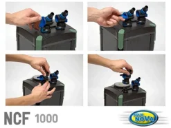 BLUE CORAL Filtre aquarium jusqu'à 300L - AQUA NOVA NCF-1000