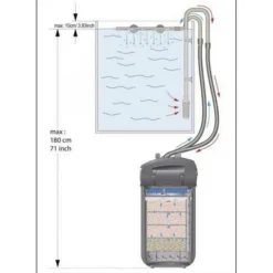 EHEIM Filtre aquarium WiFi, capacité 240-450L, Professionel 5e 450