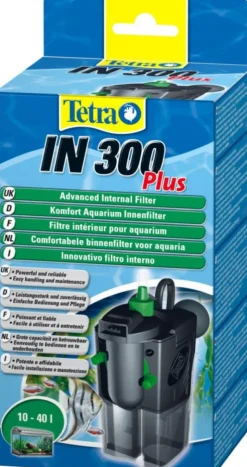 TETRA Filtre interne aquarium, capacité jusqu'à 40L, IN 300 Plus