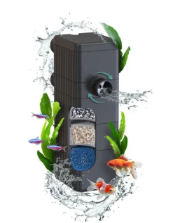 AQUATLANTIS Filtre interne pour aquarium jusqu'à 80 litres Bio Filter 300 coloris noir