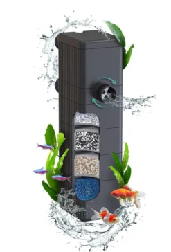 AQUATLANTIS Filtre interne pour aquarium jusqu'à 150 litres Bio Filter 600 coloris noir