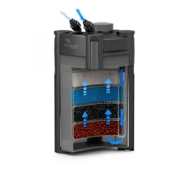 AQUATLANTIS Filtre pour aquarium Cleansys Pro 1400 - jusqu'à 600L