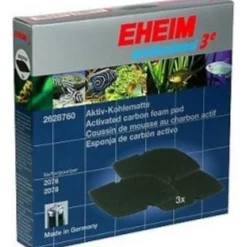 EHEIM Filtre professionnel mousse charbon actif pour modèles 2076/2078 - lot 3 pièces