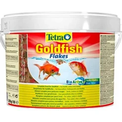 BLUE CORAL Flocons pour poissons, enrichis, TETRA Goldfish - contenance 10L et 2,05kg