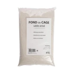 GRAIN DE VIE Fond de cage en sable anisé - 5 kg