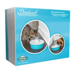 PETSAFE Fontaine Drinkwell Papillon coloris bleu - 1,5 L
