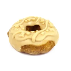 BUBIMEX Friandise à mâcher pour chien en vrac donut au poulet et à la noix de coco – Ø 7 cm – Prix à la pièce