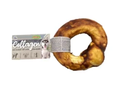 BUBIMEX Friandise à mâcher pour chien en vrac donut de collagène au saumon – Ø 10 cm – Prix à la pièce