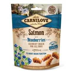 CARNILOVE Friandise pour chien croquant au saumon et myrtilles - 200 g