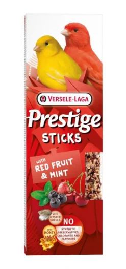 VERSELE LAGA Friandises pour canaris Prestige Sticks Fruits Rouges & Menthe - 2 x 30 g