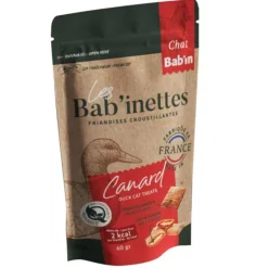 BABIN Friandises pour chat au canard Bab'in Les Bab'inettes - 60 g