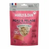 MARLY & DAN Friandises pour chat Freeze dried peau pelage - 40g
