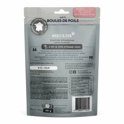 MARLY & DAN Friandises pour chat tendres bouchées boules de poils - 40 g