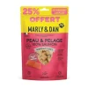 MARLY & DAN Friandises pour chien 100 % saumon Peau Pelage - 25 % offert - 63g