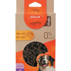 ZOLUX Friandises pour chien à la dinde Mooky Premium Woofies - Étui de 100 g
